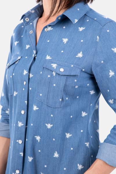 Schnittmuster Julie Damen Hemdbluse by pattydoo